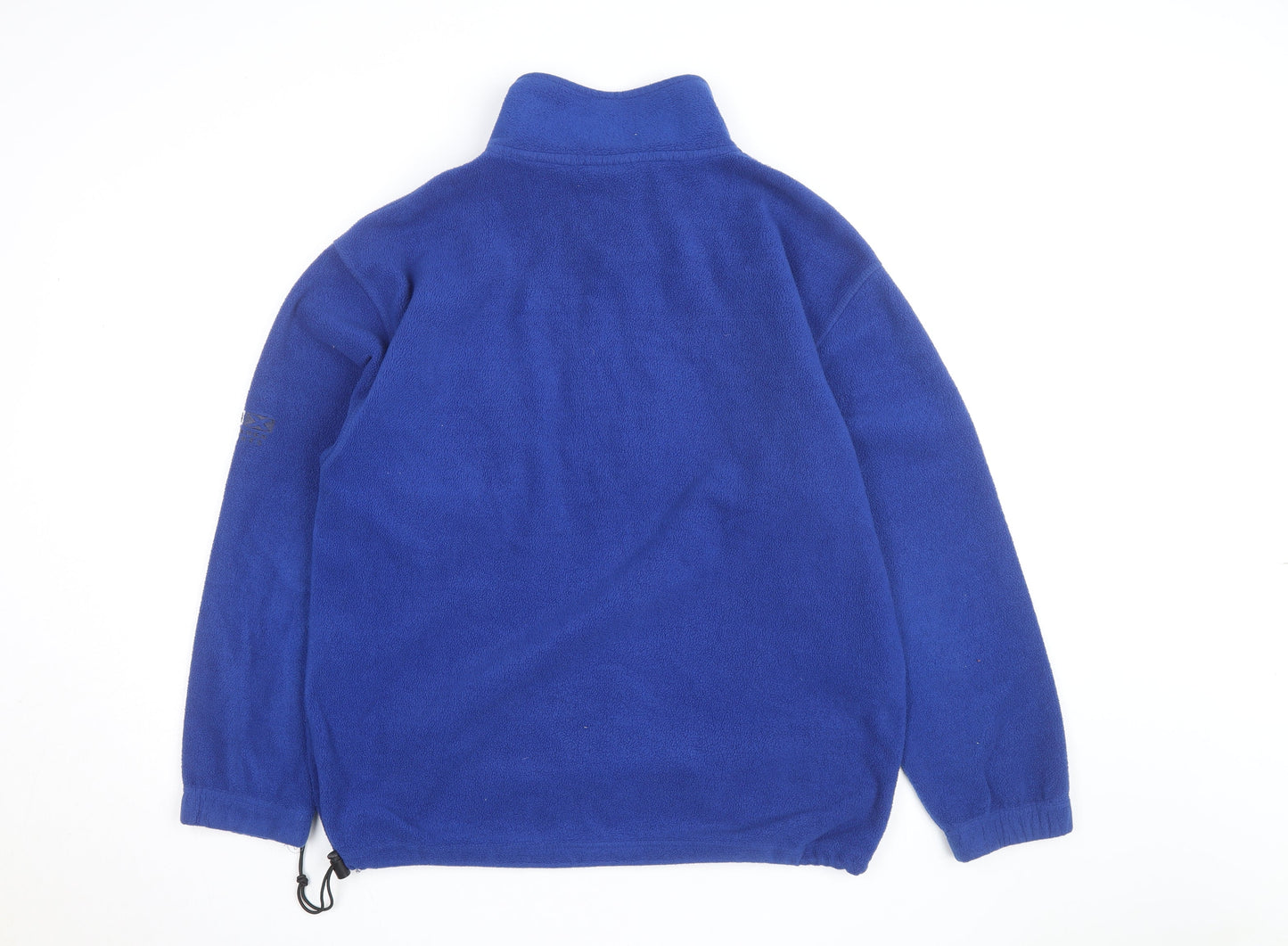NX Branded Sports Men's Blue Fleece 1/4 Zip Pullover Sweatshirt M