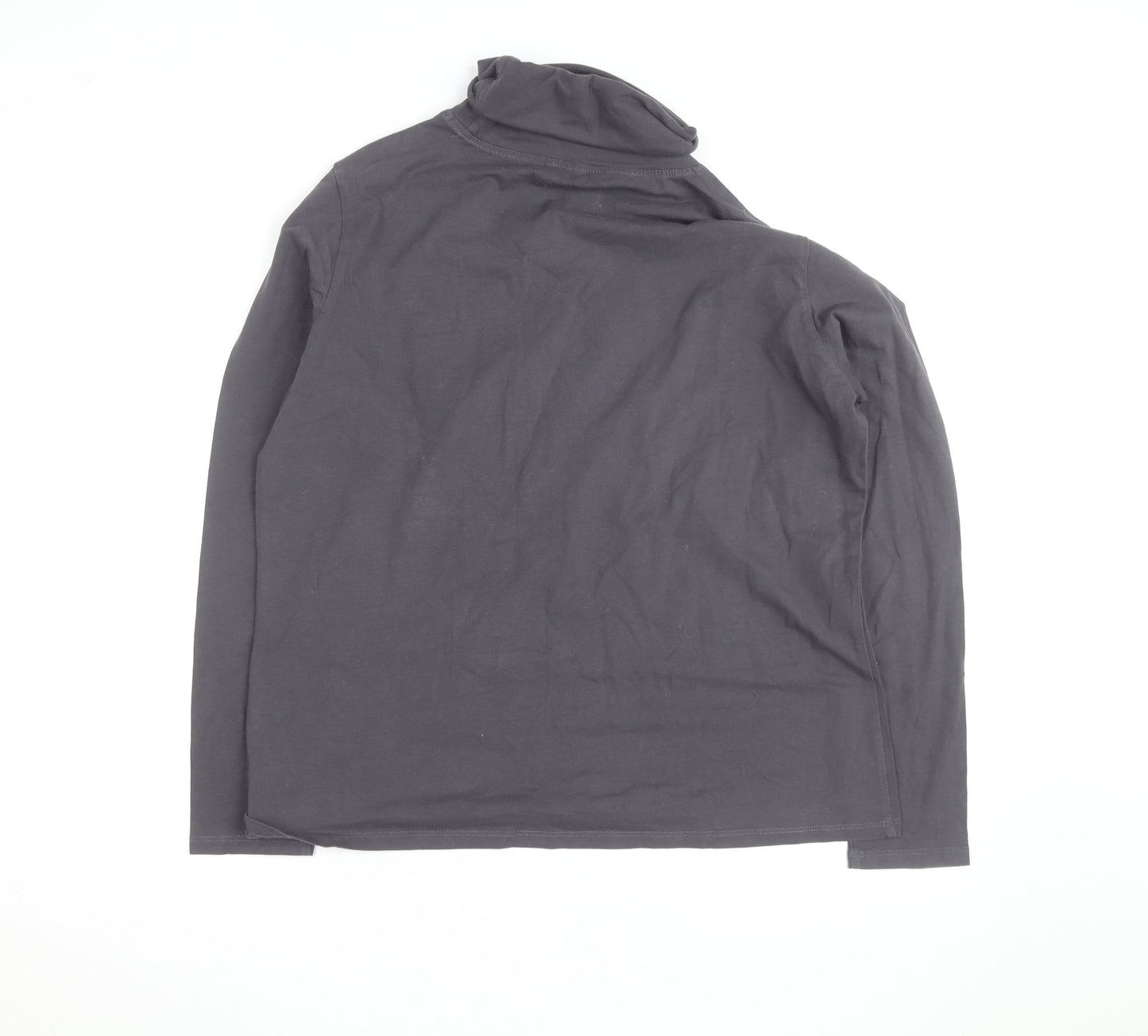 Rupert & Buckley Men's Grey Roll Neck Long Sleeve Pullover Sweatshirt M