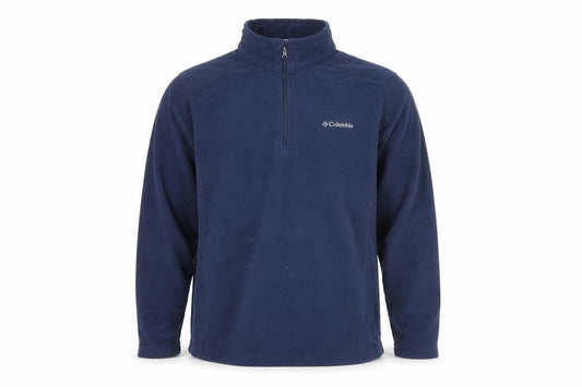 Columbia Men's Blue Fleece 1/4 Zip Pullover Sweatshirt Size L