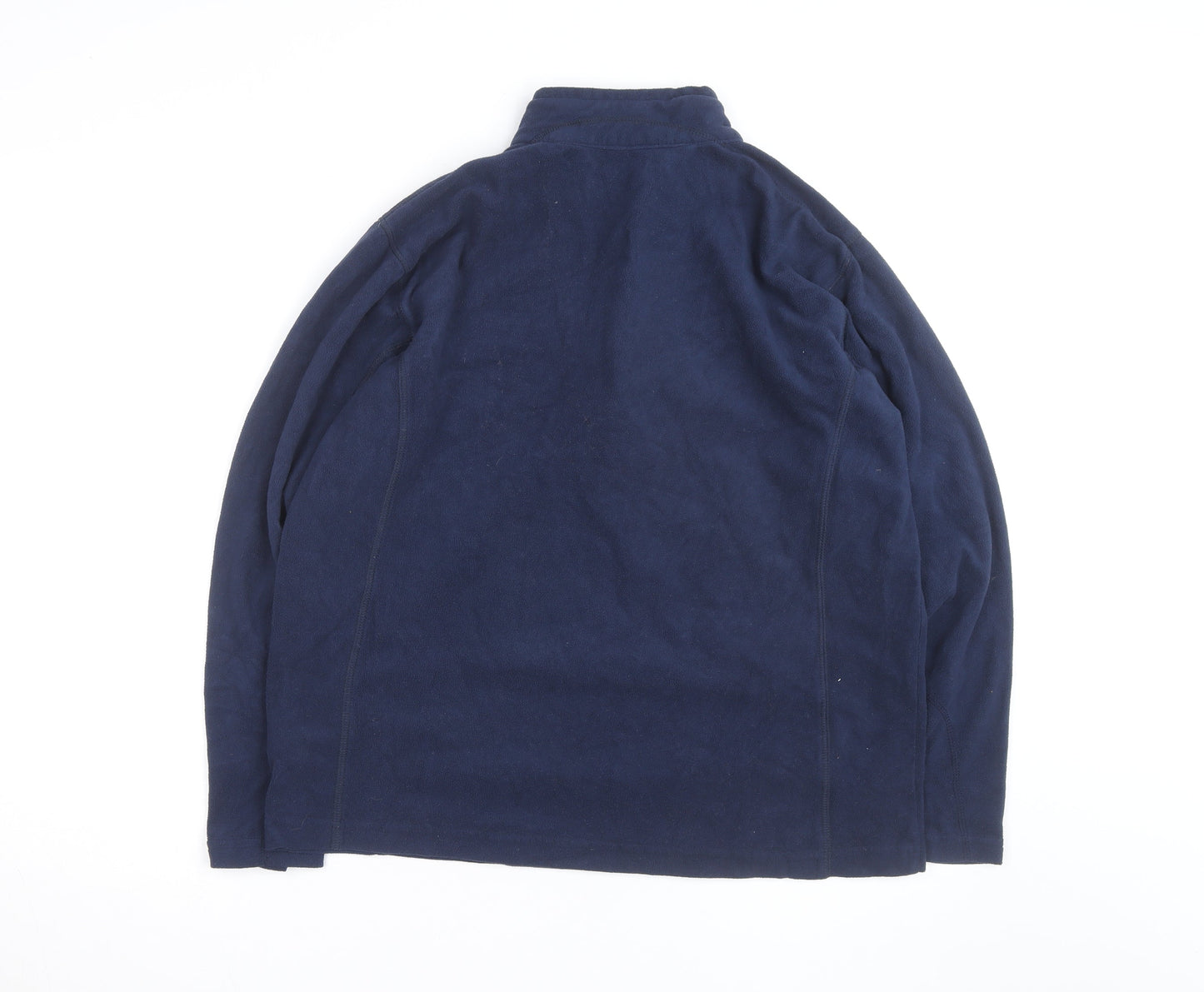 Columbia Men's Blue Fleece 1/4 Zip Pullover Sweatshirt Size L