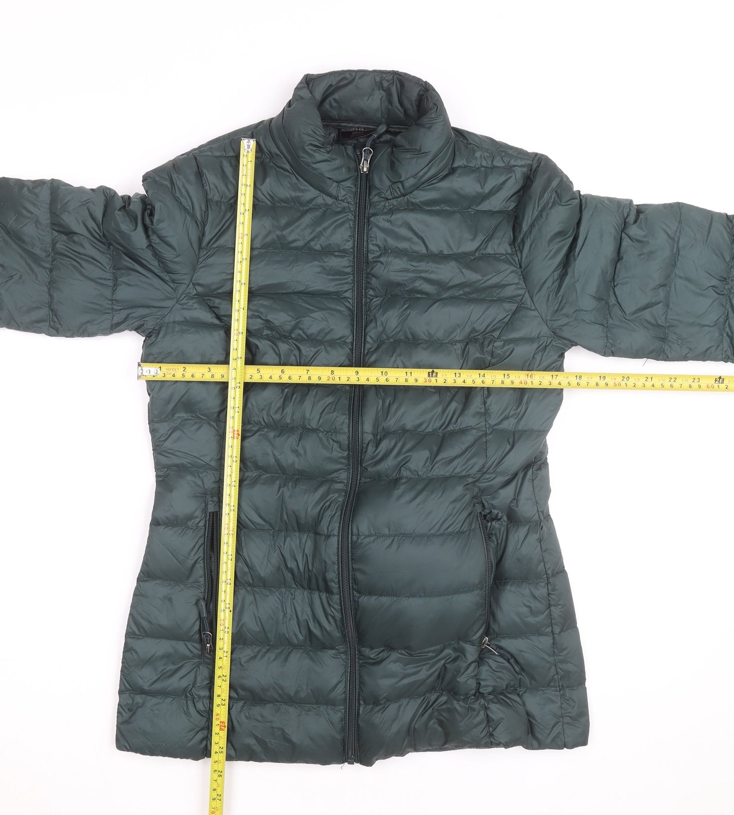 32 Degrees Heat Men's Green Puffer Jacket Size S Lightweight Down