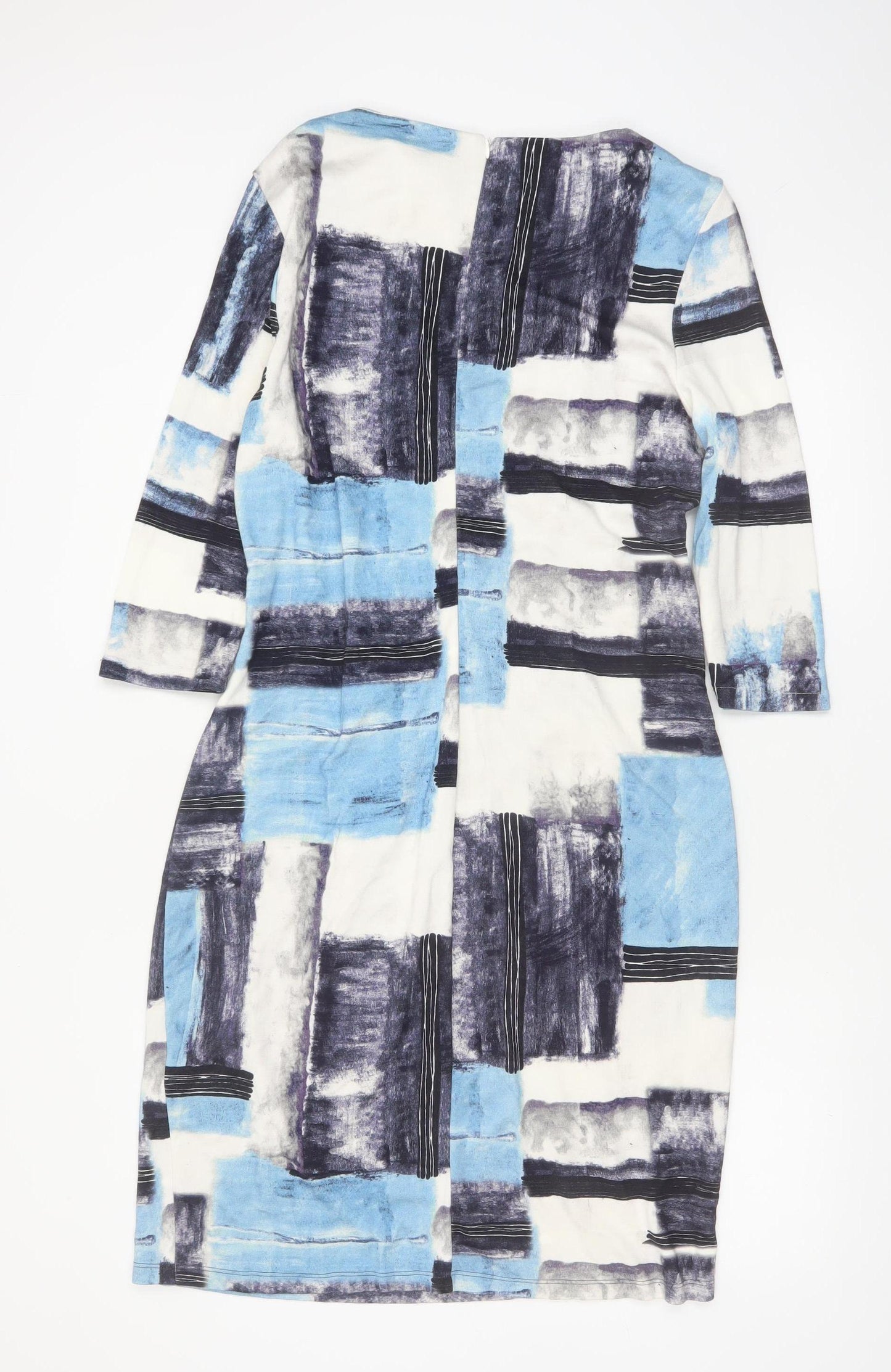 Phase Eight Women’s Multicoloured Geometric Sheath Dress Size 18