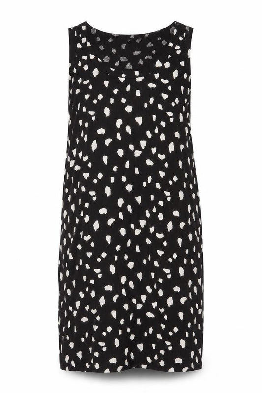 Marks & Spencer Women Black Viscose Shift Dress Size 12