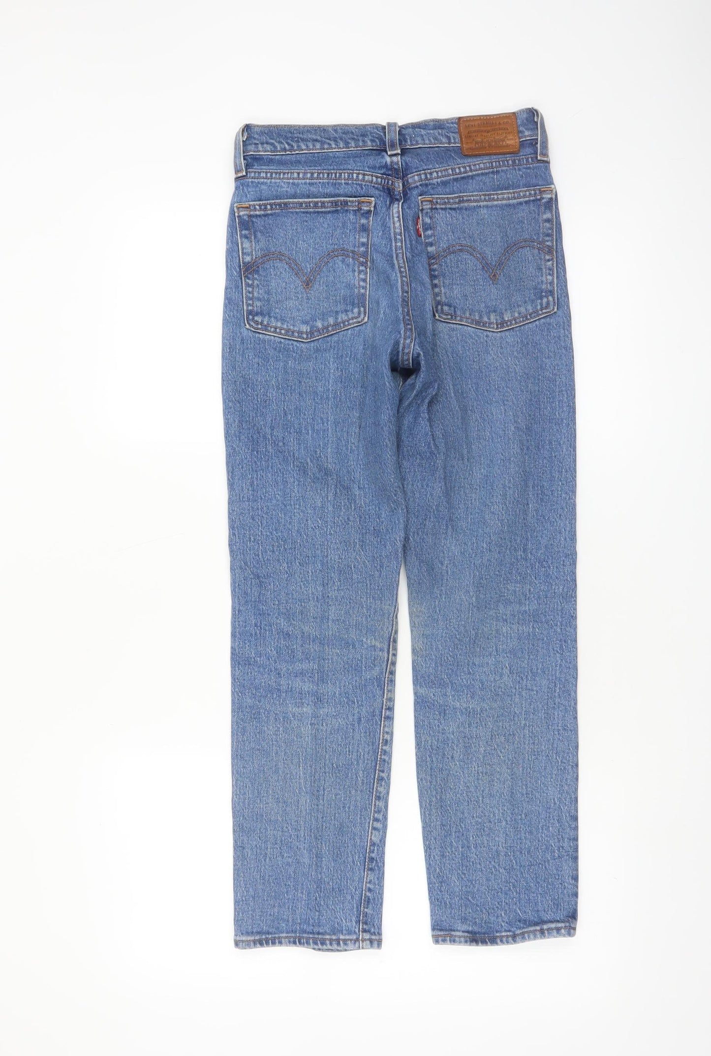 Levi Strauss Women’s Blue 24 High Rise Wedgie Straight Denim Jeans