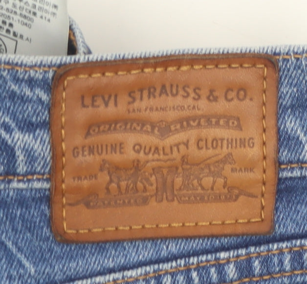 Levi Strauss Women’s Blue 24 High Rise Wedgie Straight Denim Jeans