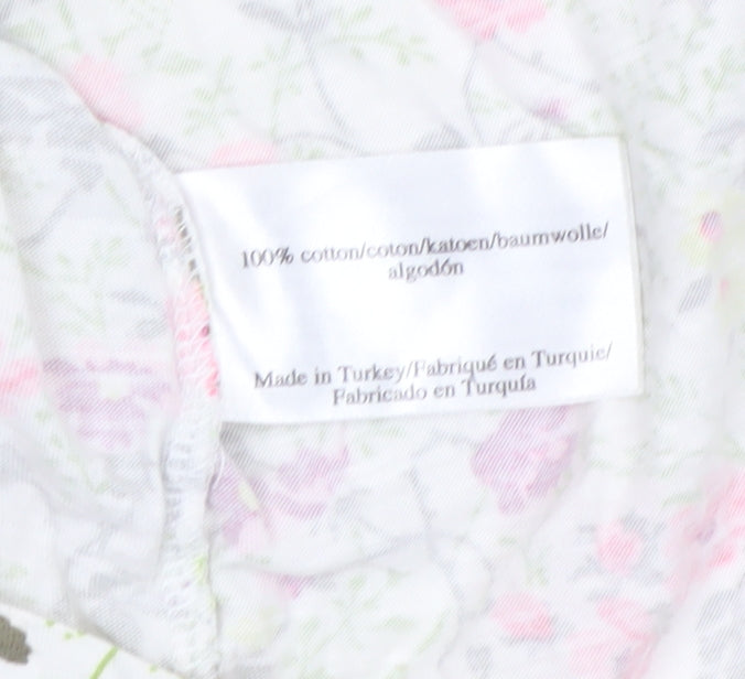 Laura Ashley Women’s Multicoloured Floral Cotton T-Shirt UK 8