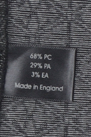 Wall London Women's Black Small Open Jacket Wool Blend Made in Britain