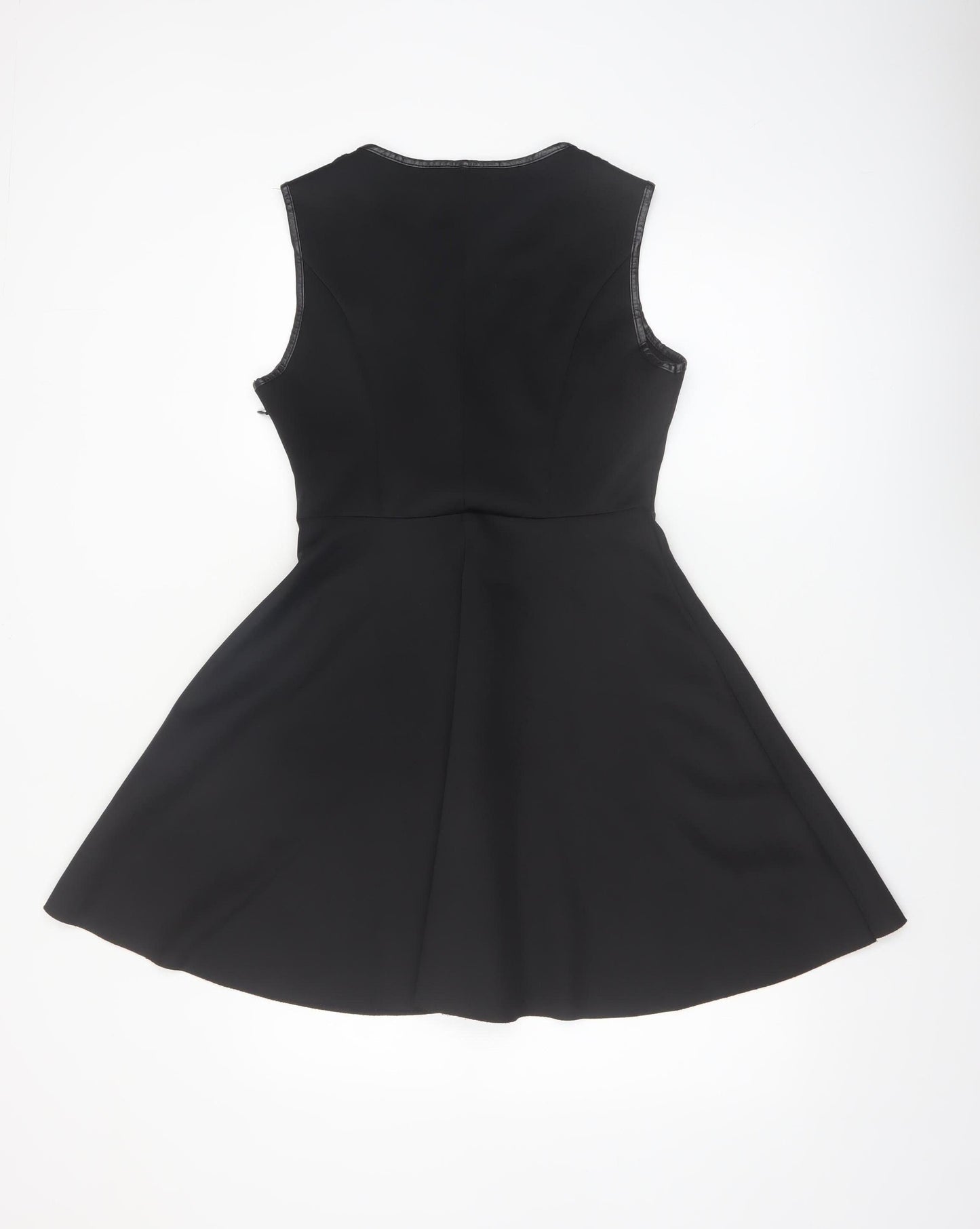 Blue Vanilla Women's Black Sleeveless Skater Dress Size S