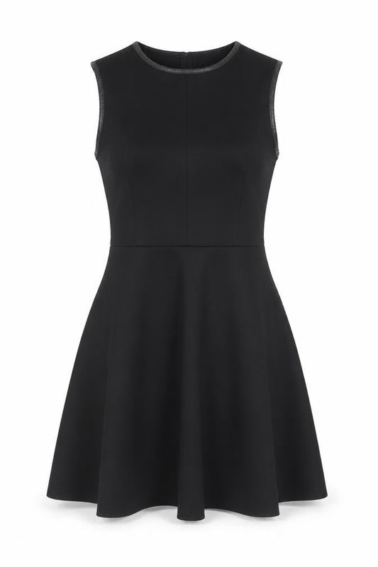 Blue Vanilla Women's Black Sleeveless Skater Dress Size S