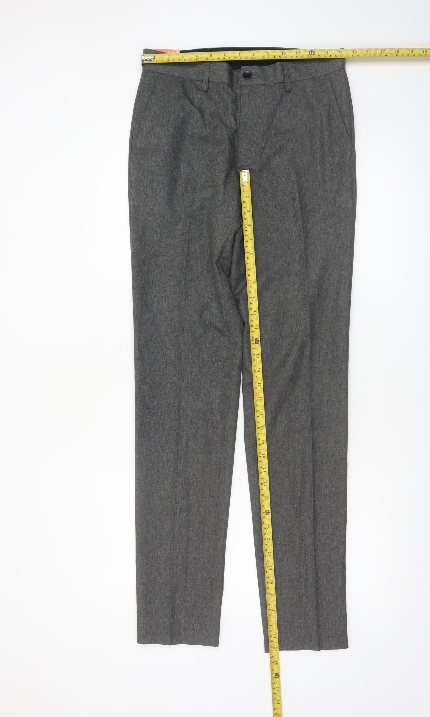 Marks and Spencer Men’s Grey Skinny Fit Dress Pants 28W 33L