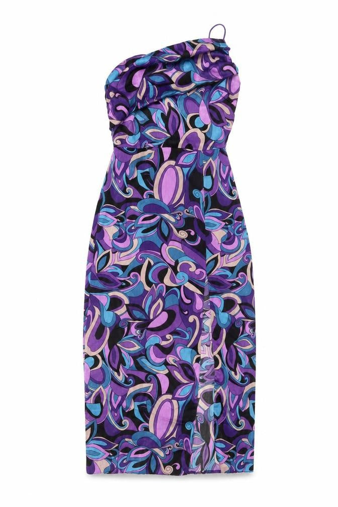 Vesper Women's Multicoloured Strapless Bodycon Dress Size 6