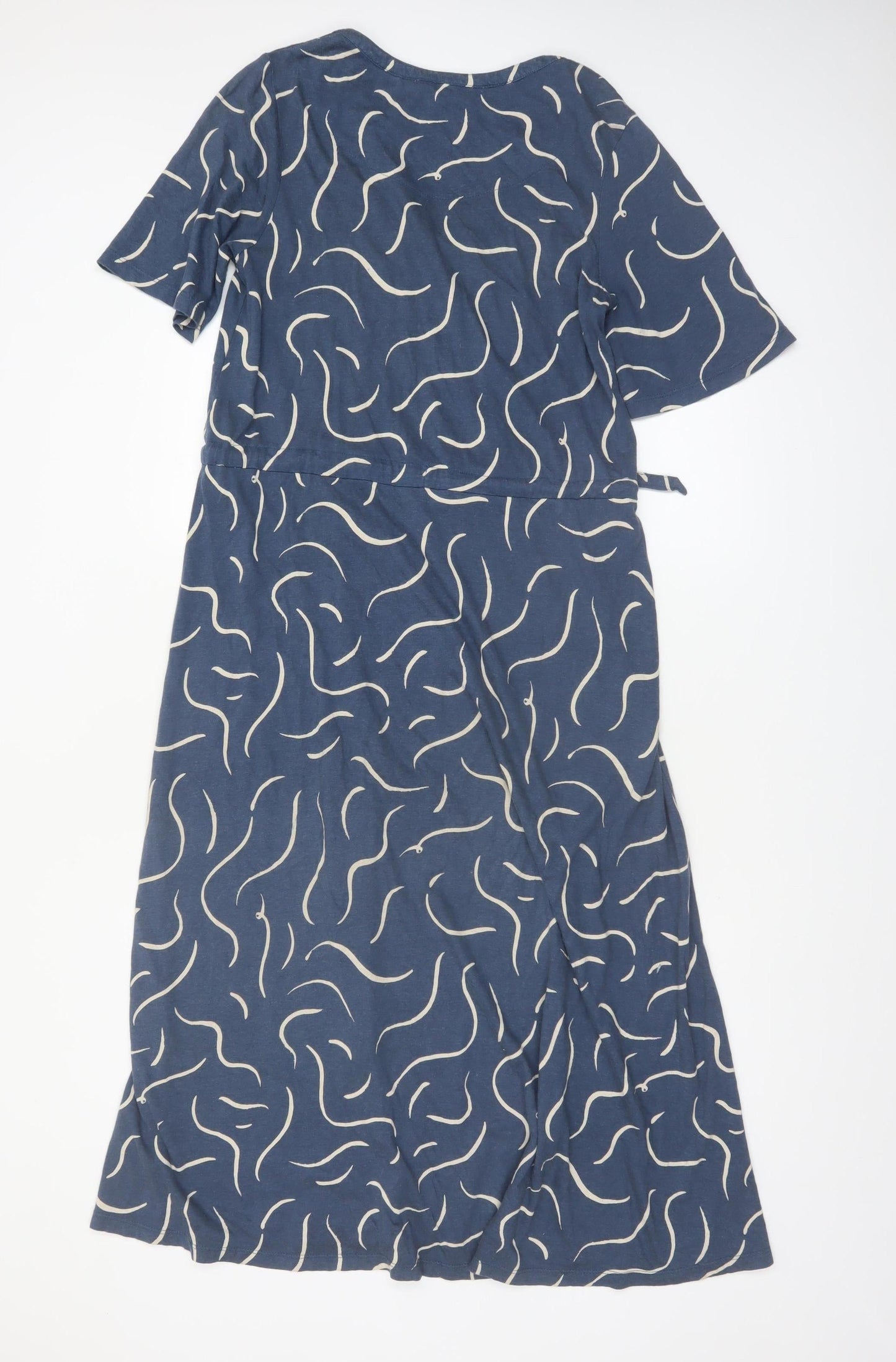 Seasalt Cornwall Women's Blue Size 8 Fit & Flare Midi Dress