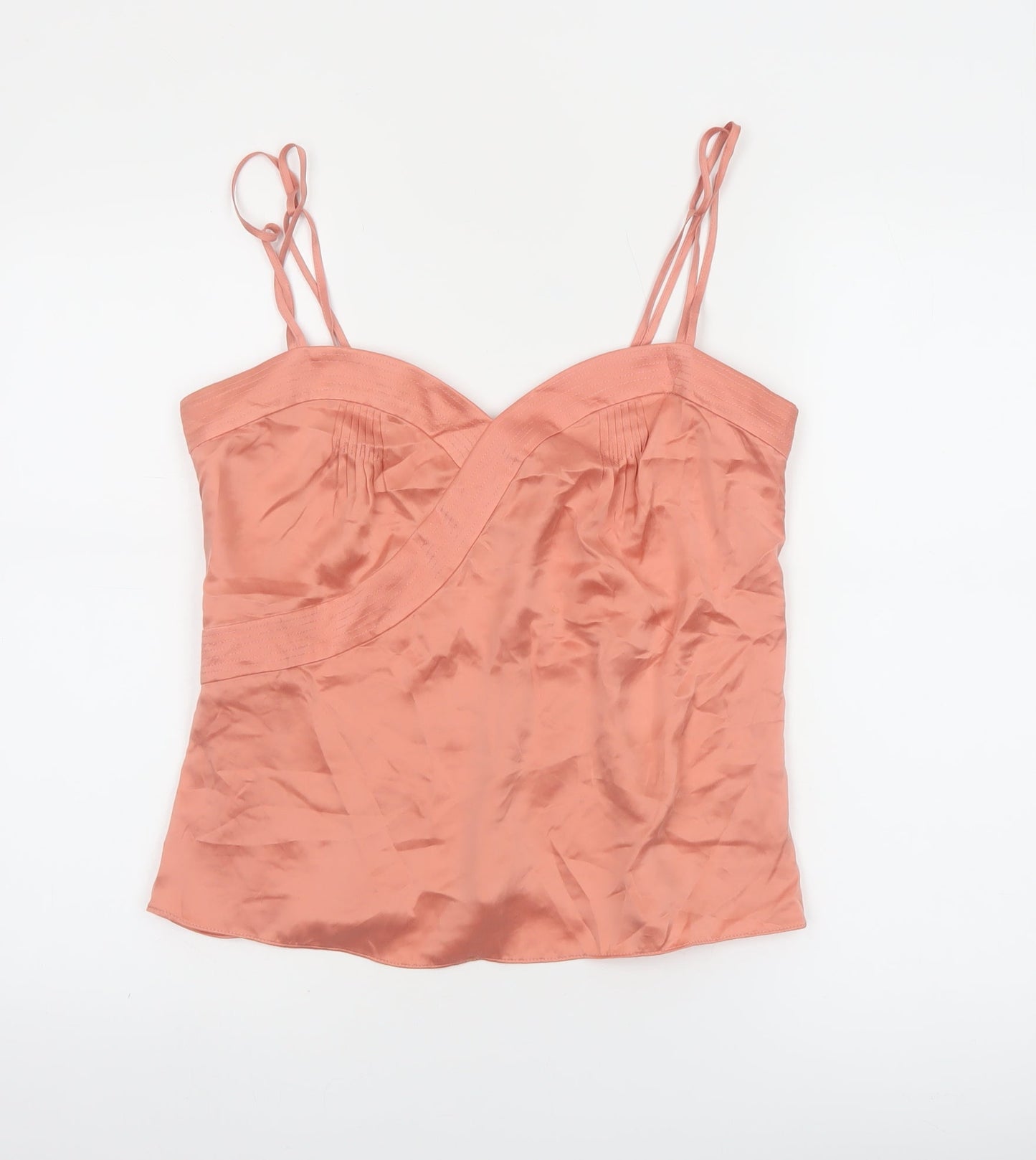 Reiss Womens Pink Silk Camisole Tank Top M