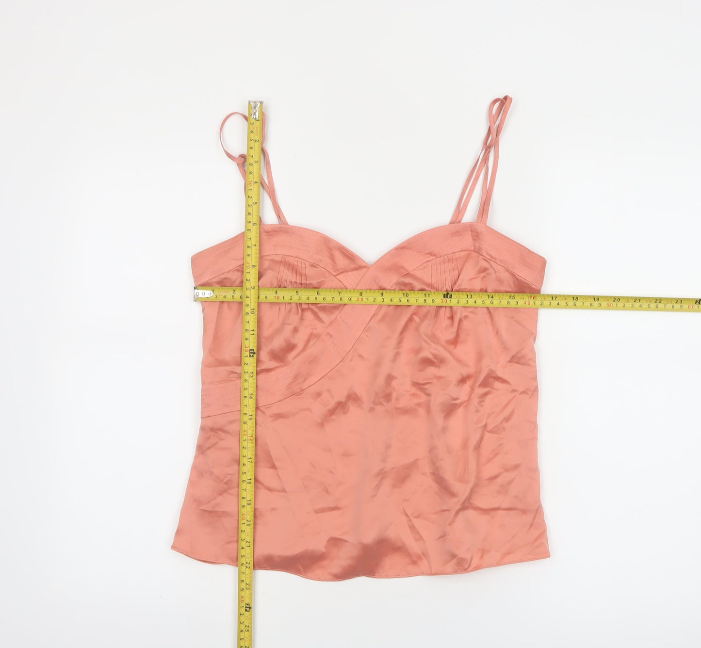 Reiss Womens Pink Silk Camisole Tank Top M