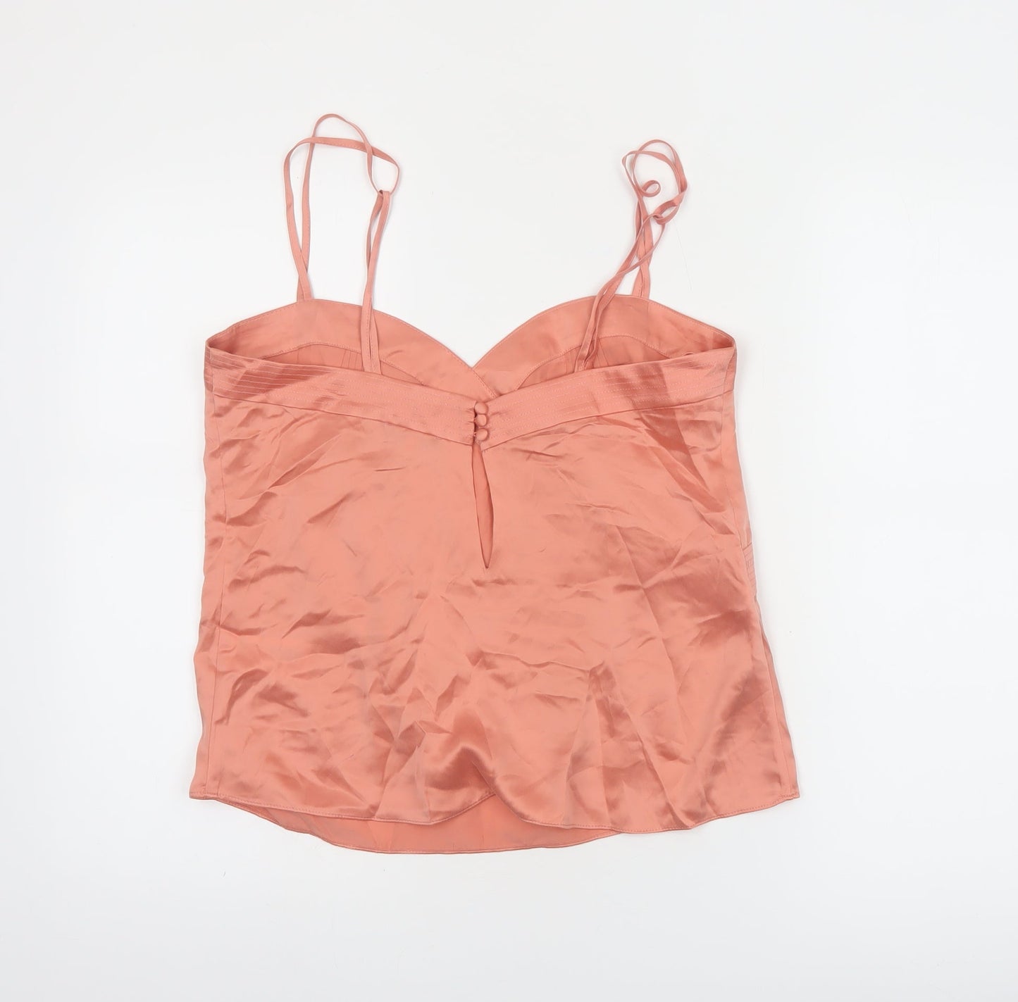 Reiss Womens Pink Silk Camisole Tank Top M