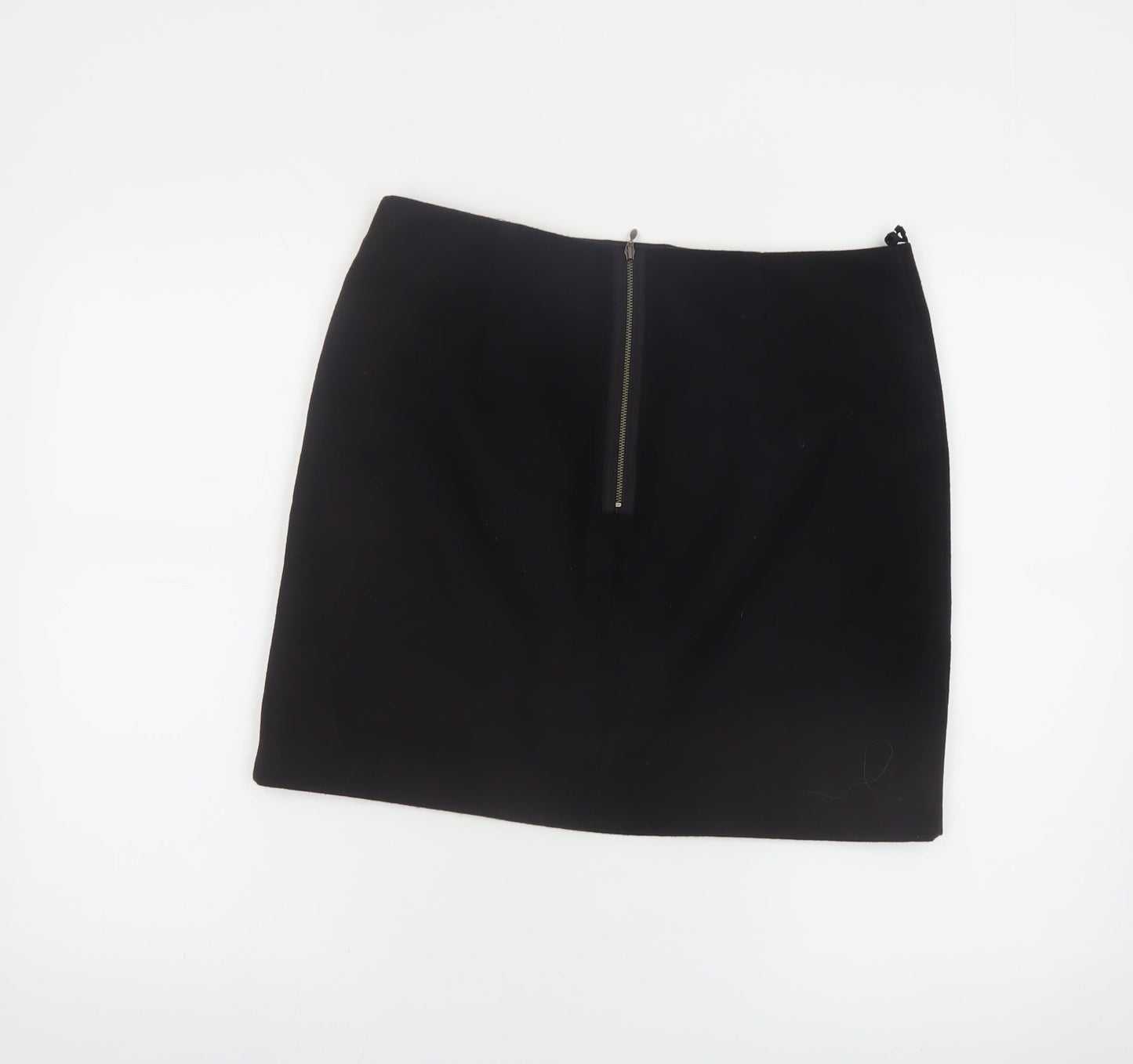 Marks and Spencer Womens Black Size 12 Straight Skirt