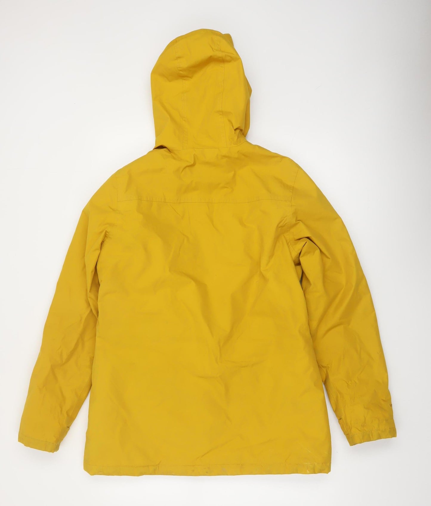 Regatta Womens Yellow Hooded Parka Jacket Size 12 Water Resistant