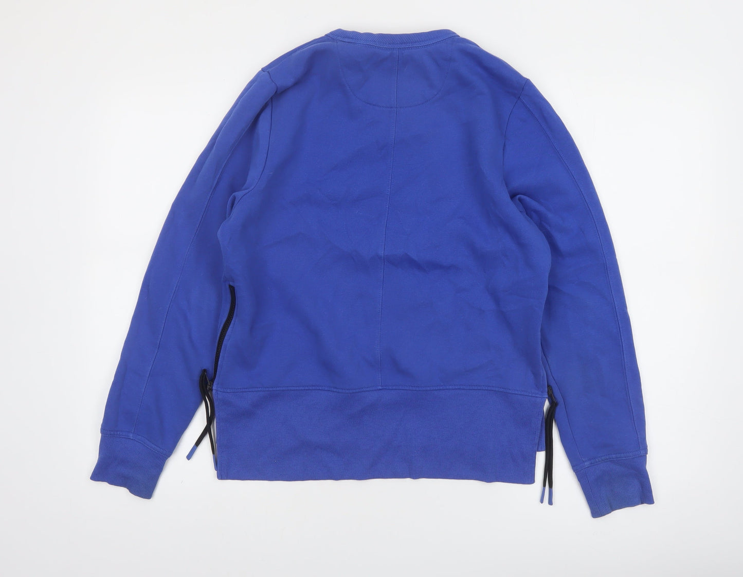 Next Women Blue Small Pullover Sweatshirt with Side Zips