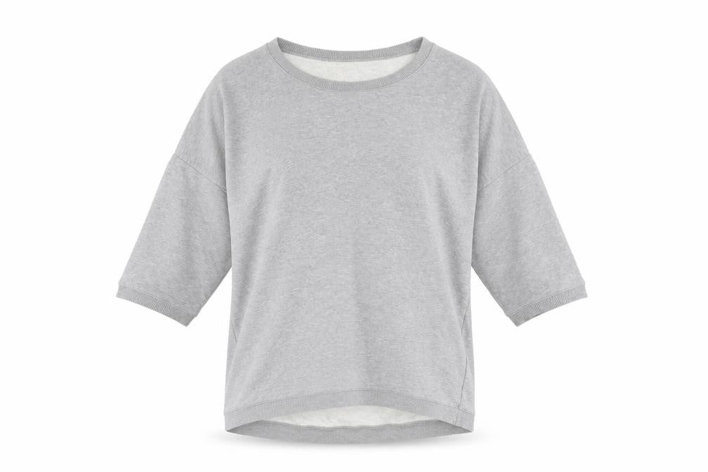 French Connection Women Grey Cotton Pullover Sweatshirt Size 12