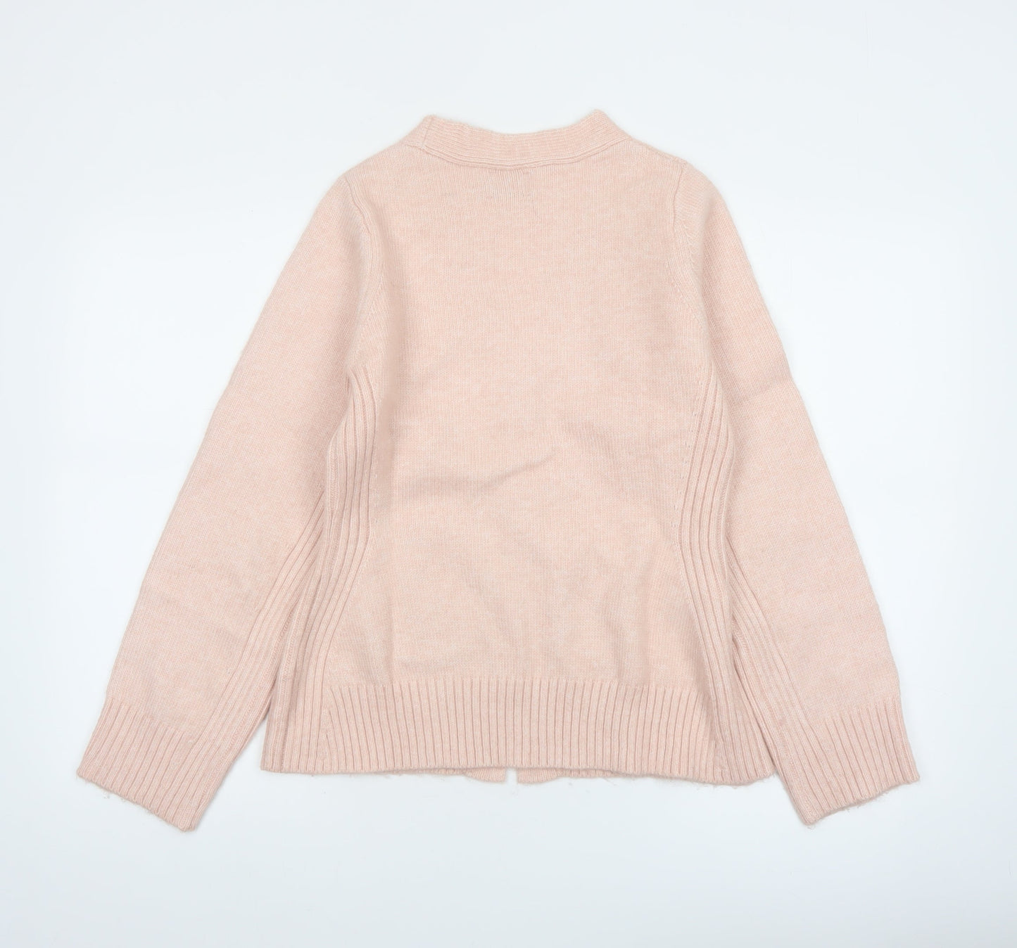 ASOS Women Pink XS Button Cardigan V-Neck Knit Jumper