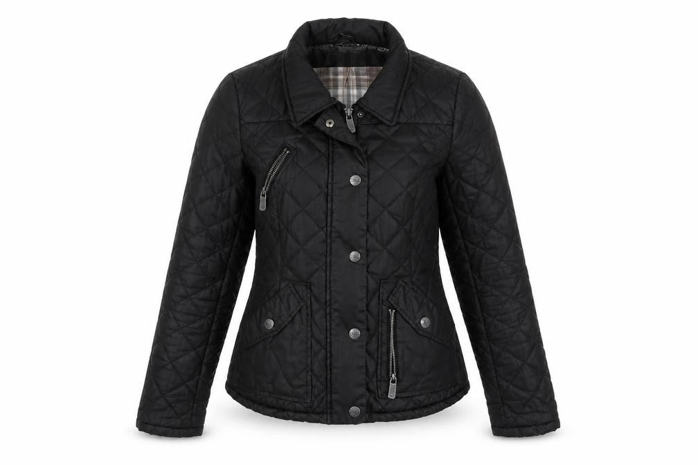 SoulCal Women's Black Quilted Cotton Jacket Size 10