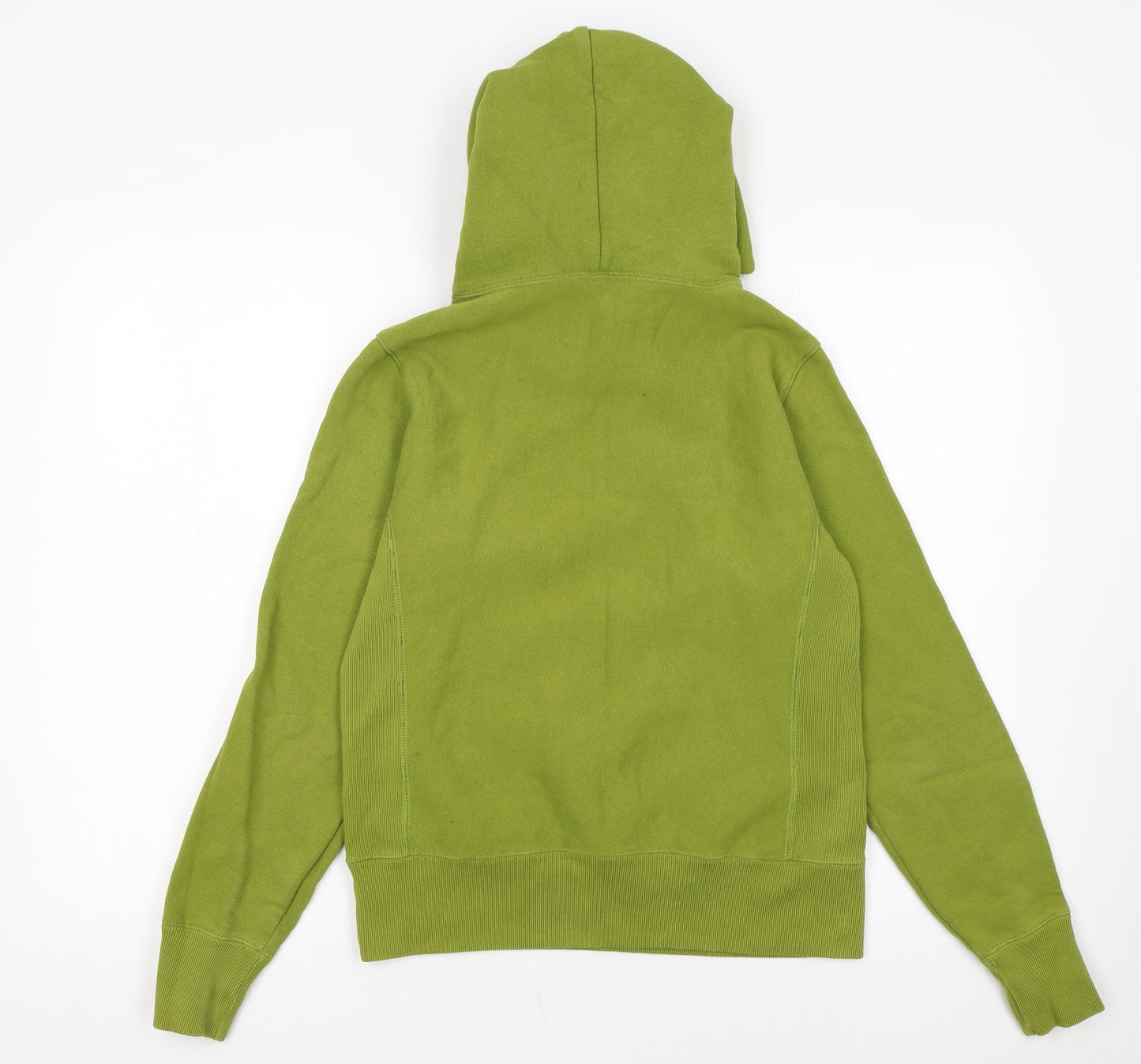Champion Women's Green Pullover Hoodie Small Reverse Weave Warm Up