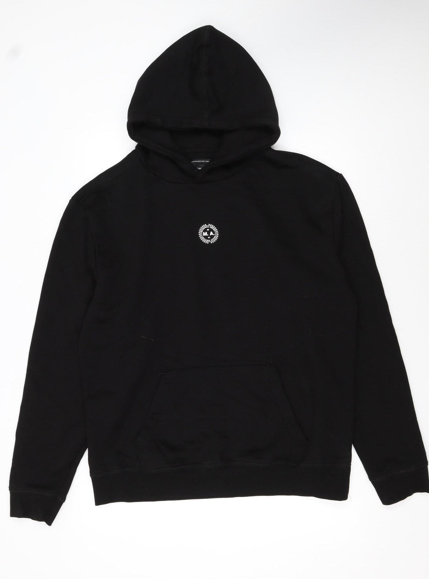 Marshall Artist Men's Black XL Pullover Hoodie with Logo Graphic