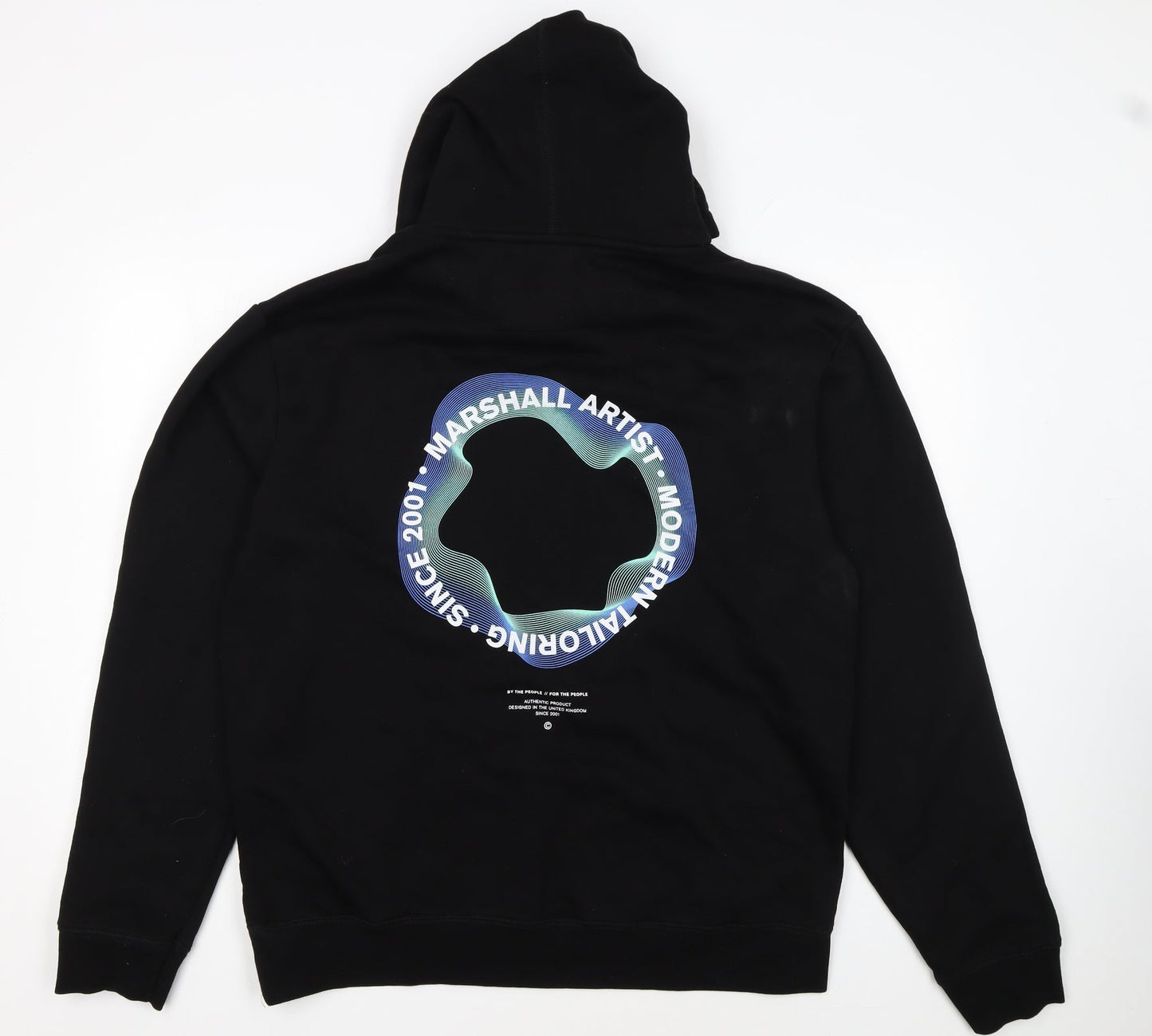 Marshall Artist Men's Black XL Pullover Hoodie with Logo Graphic