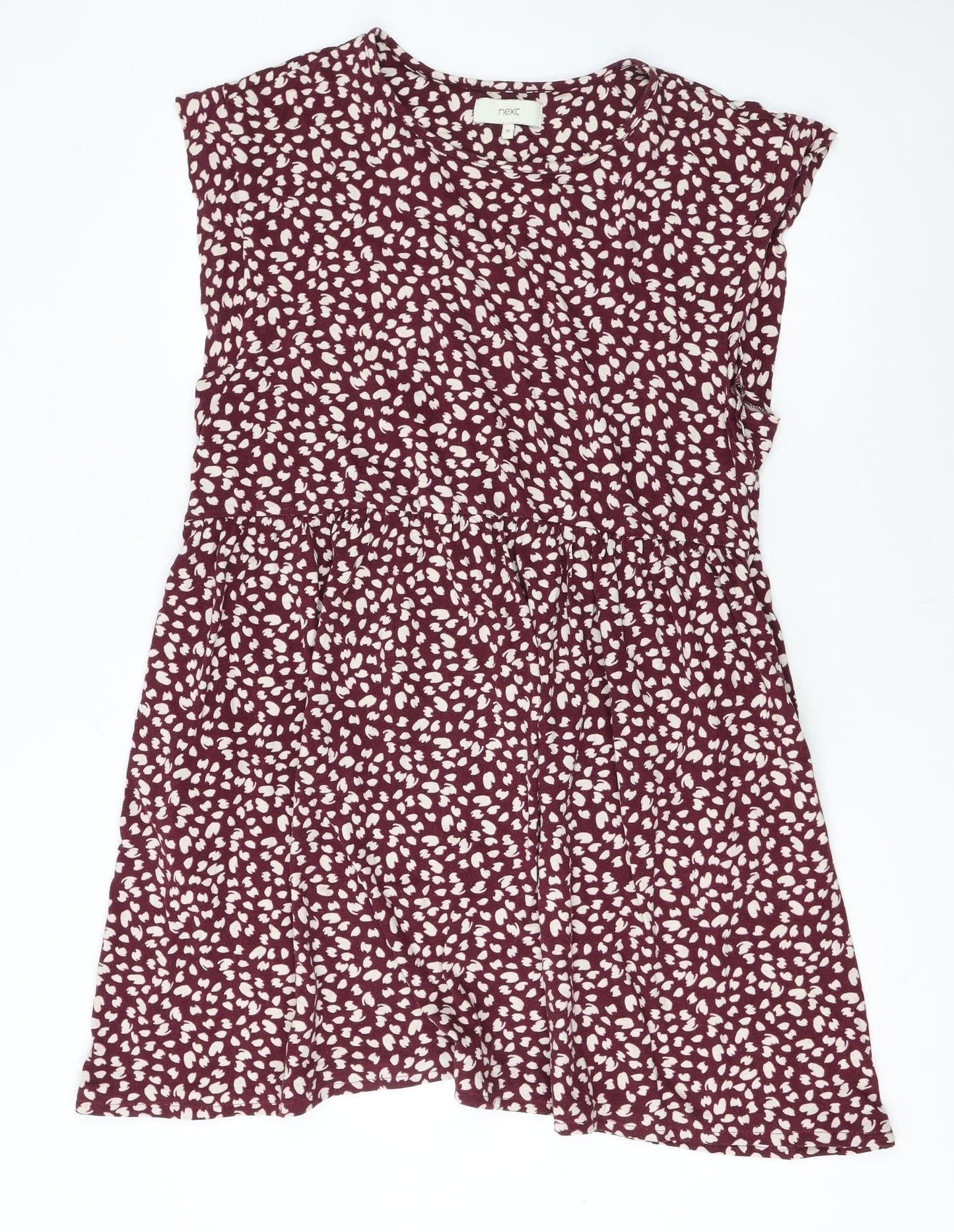 Next Women's Red A-Line Sleeveless Dress Size 18