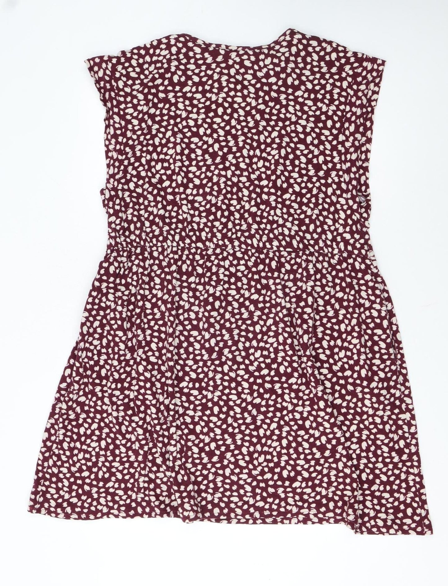 Next Women's Red A-Line Sleeveless Dress Size 18