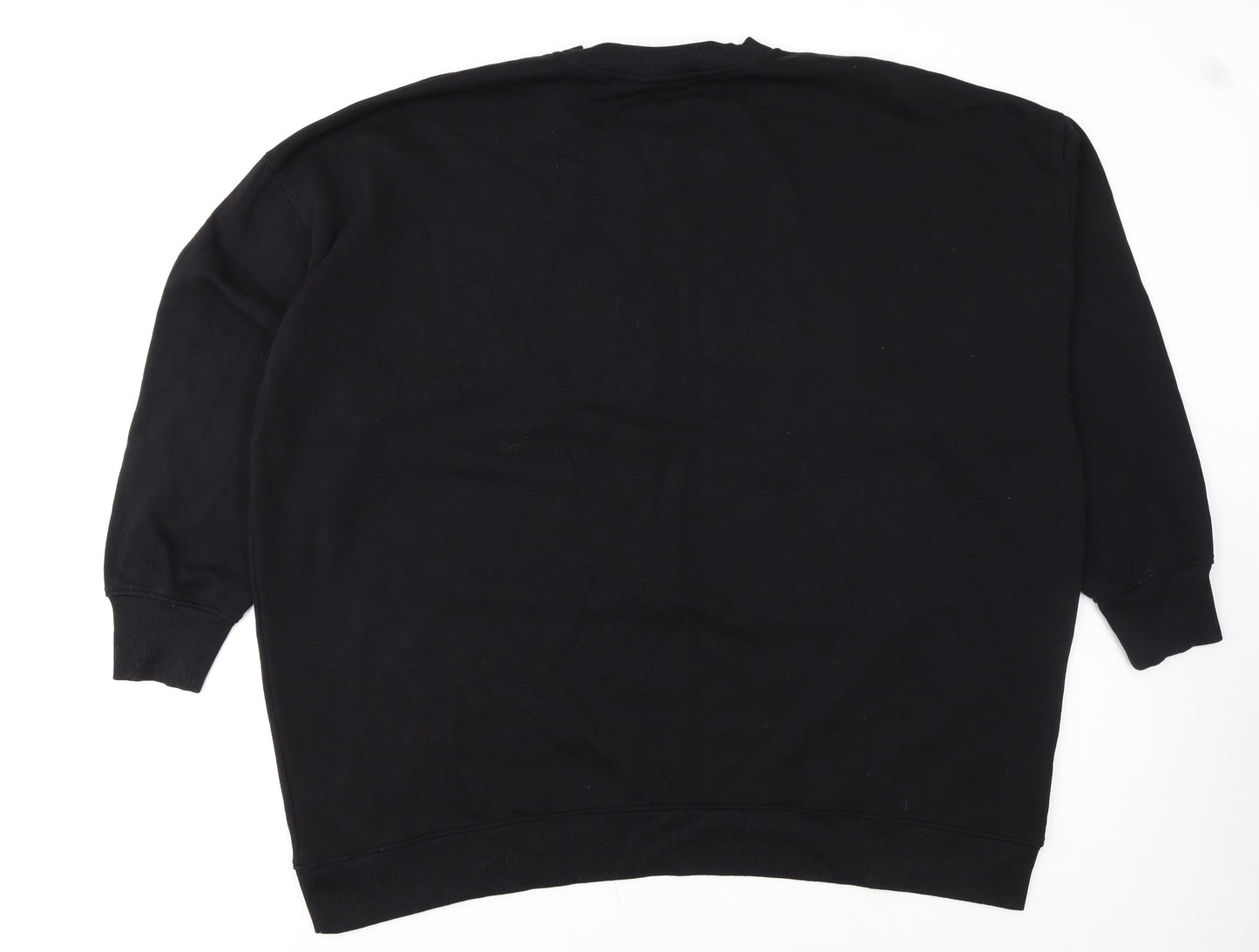 NEXT Women Black Sequin Merry Christmas Sweatshirt XXL