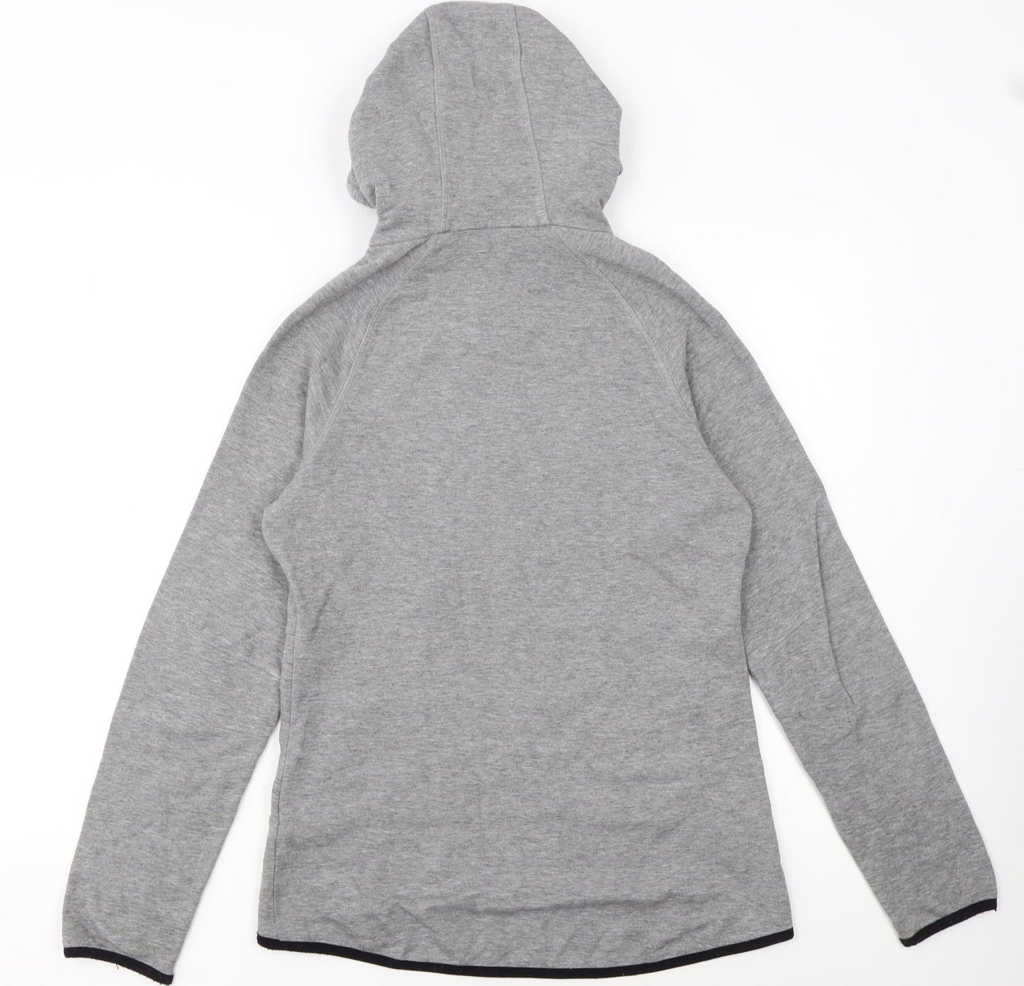 Crane Womens Grey Full Zip Hooded Sweatshirt Small 8-10