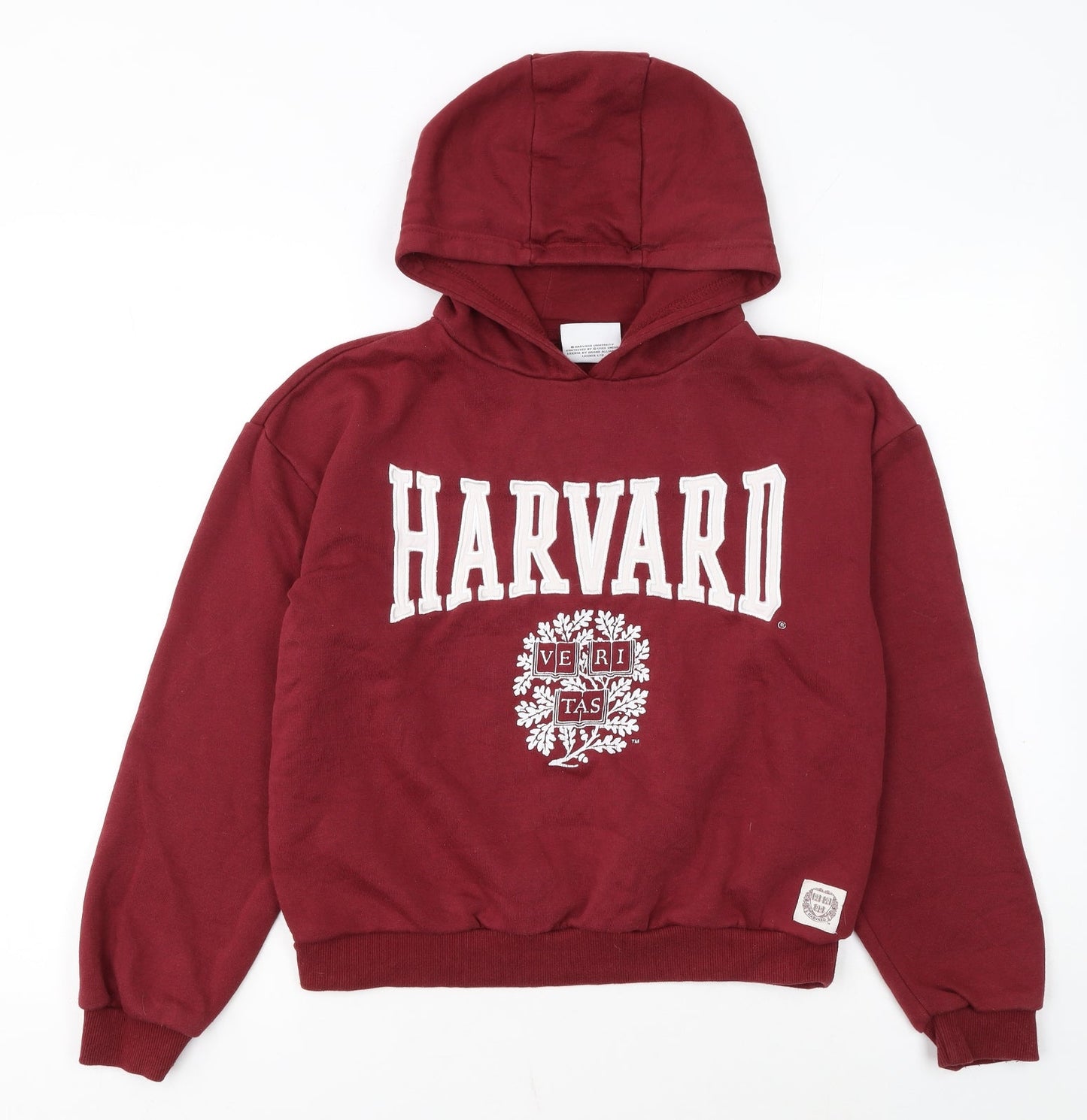 Harvard Boys Burgundy Hoodie 12-13 Years Pullover Fleece Sweatshirt
