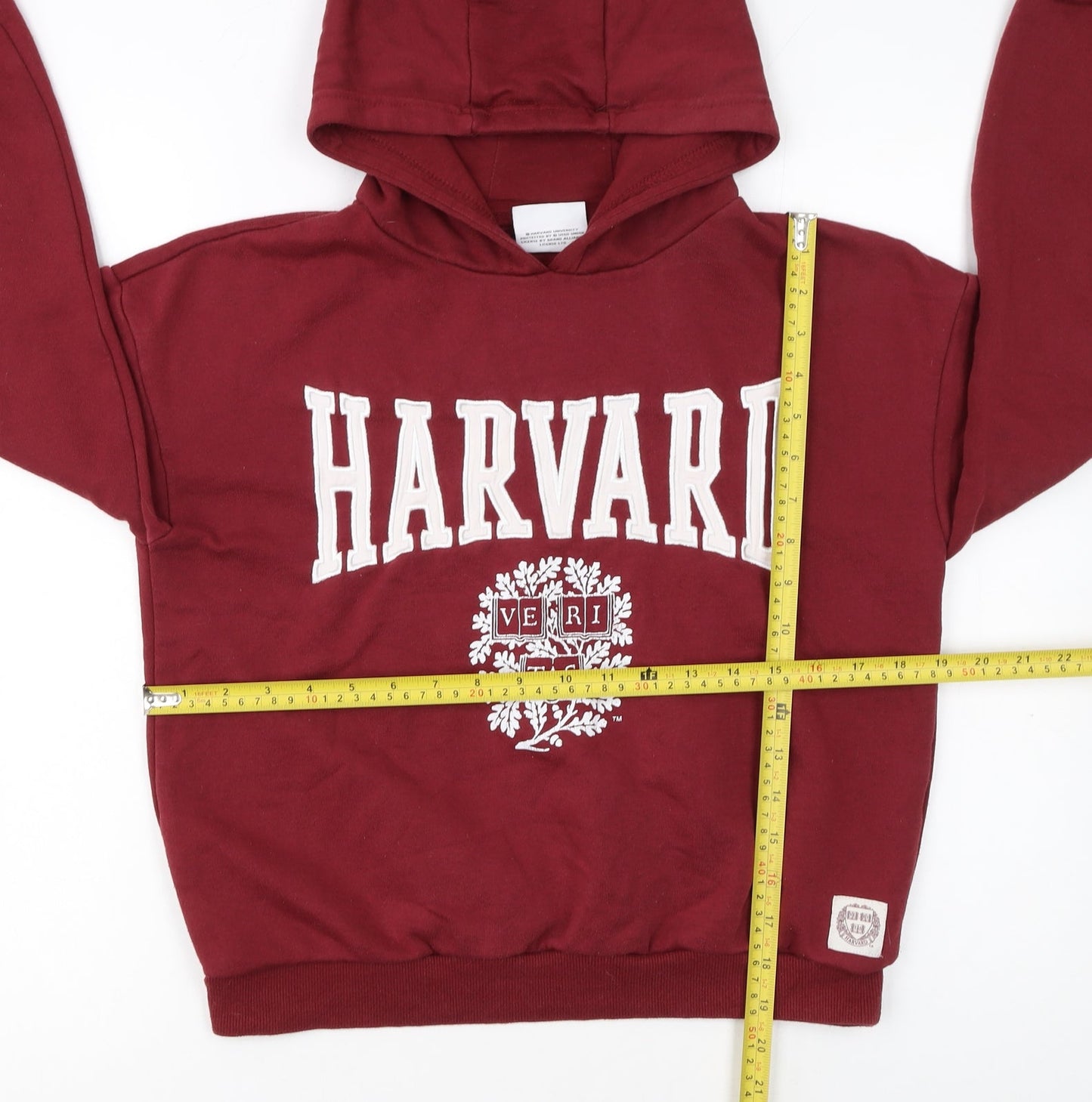 Harvard Boys Burgundy Hoodie 12-13 Years Pullover Fleece Sweatshirt