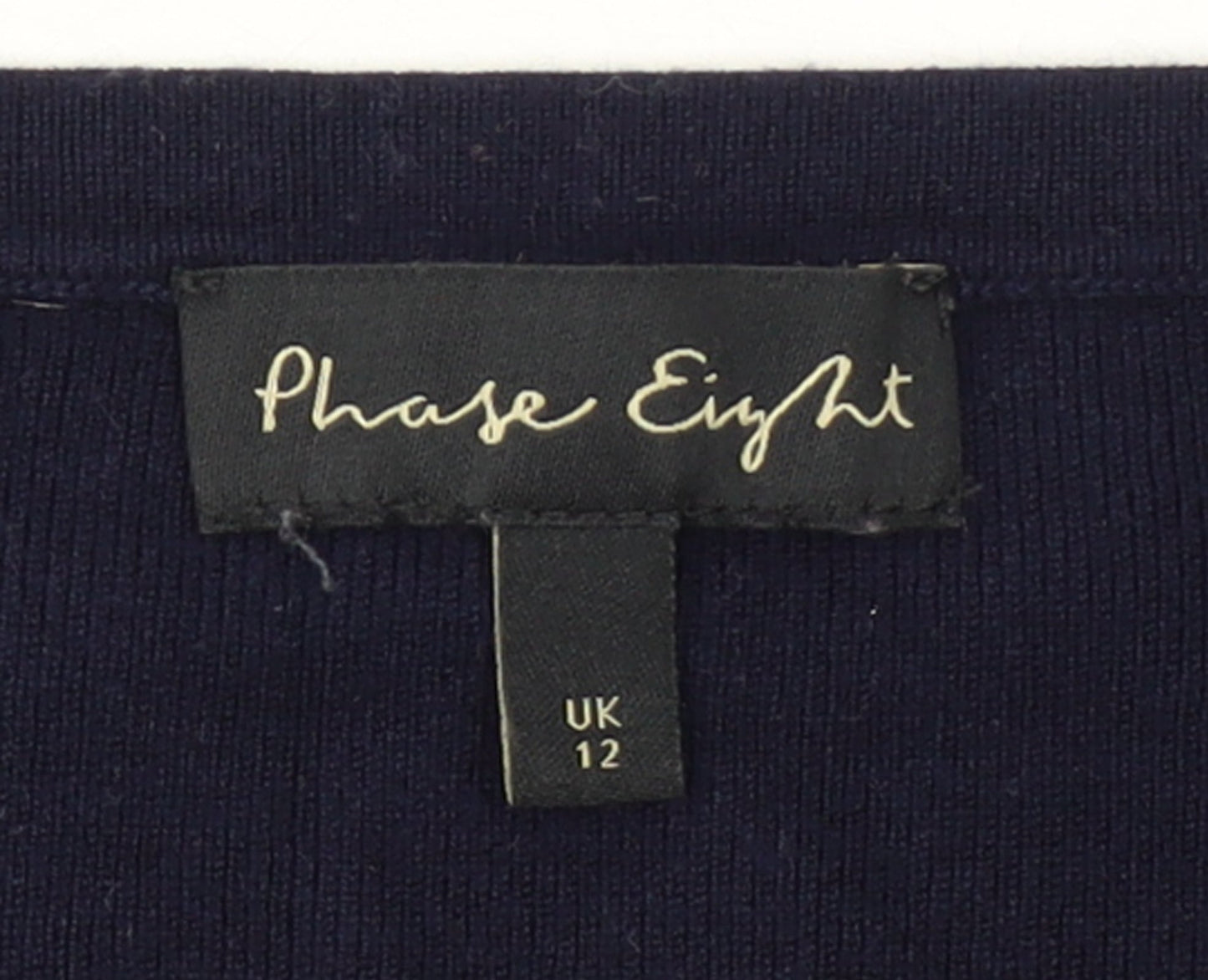 Phase Eight Women’s Blue Viscose Long Sleeve Pullover Jumper UK 12