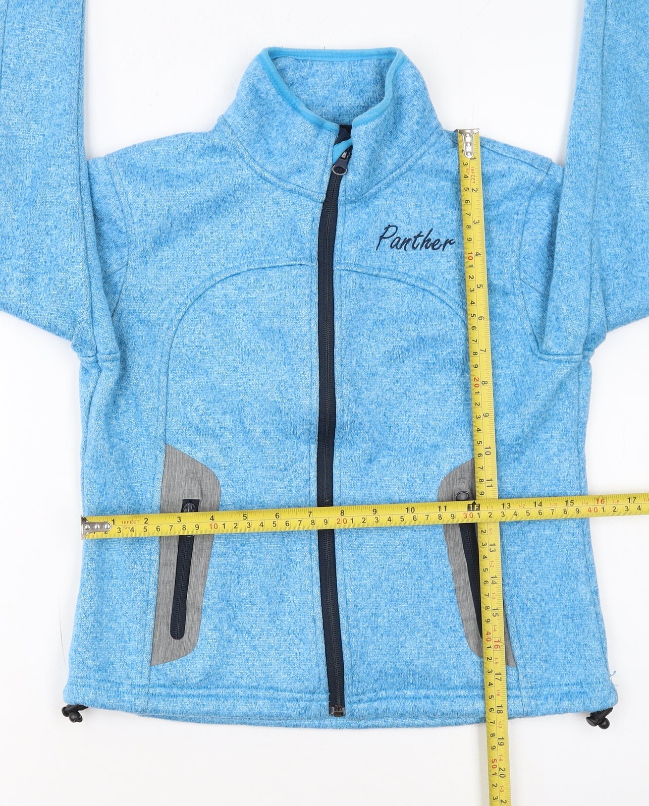 Panther Boys Blue Waterproof Fleece Soft Shell Jacket Size 12 Years