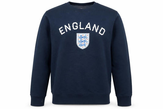 England Men's Blue Crew Neck Pullover Sweatshirt Size L