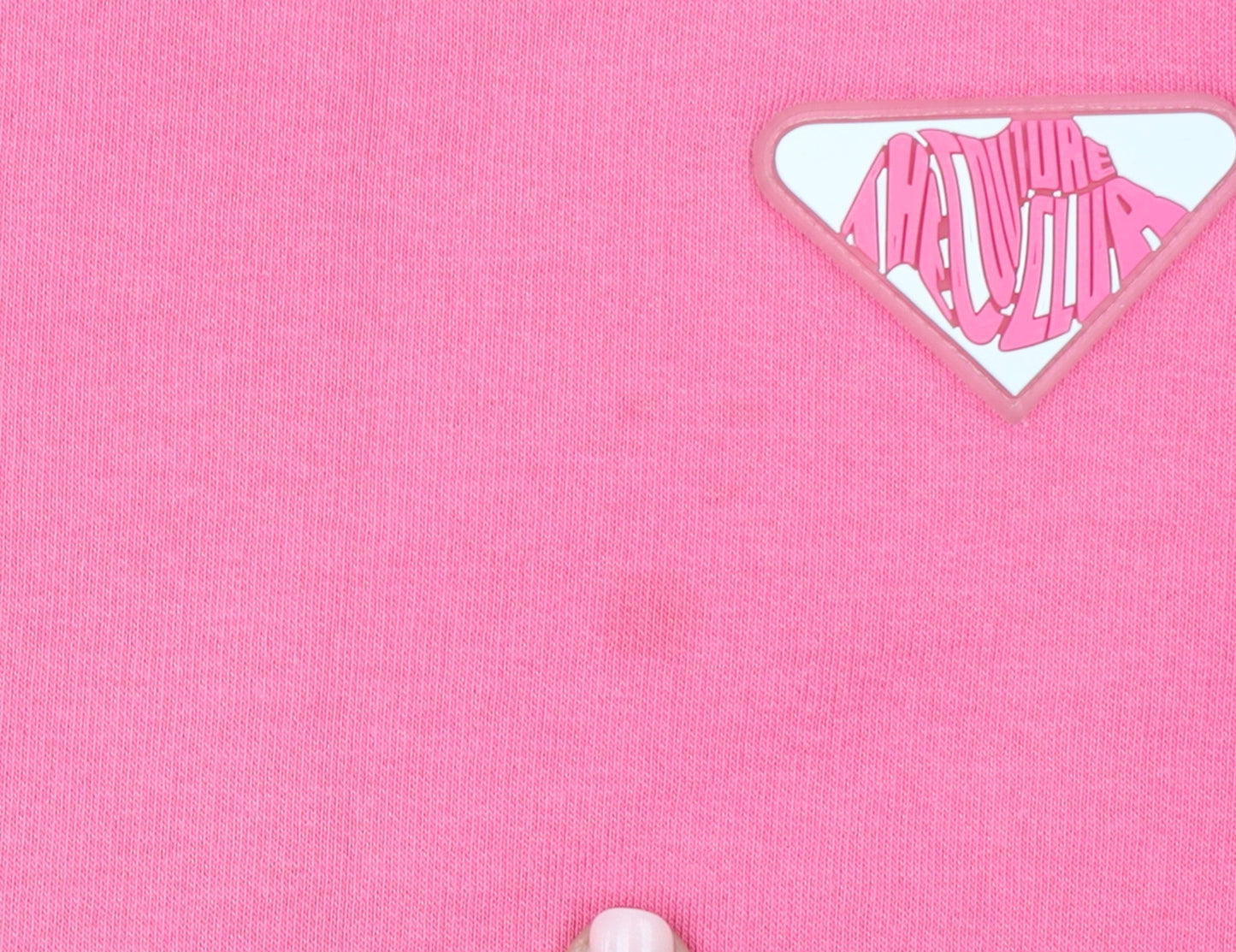 Couture Women's Pink Crew Neck Pullover Sweatshirt UK 8