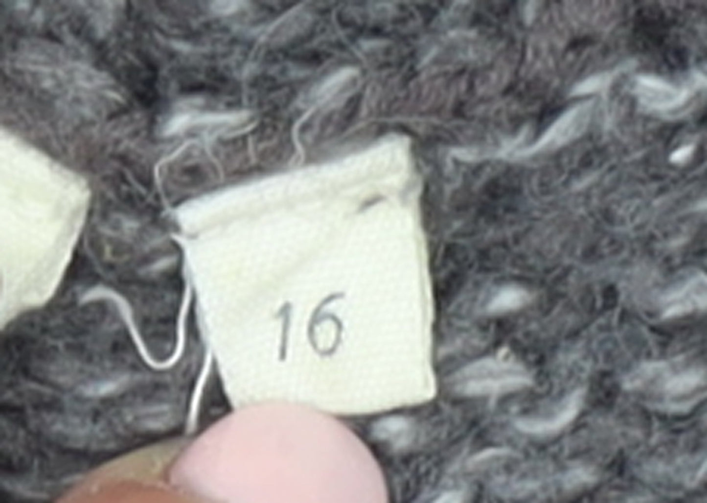White Stuff Women's Grey Wool Blend Jumper Dress Size 16