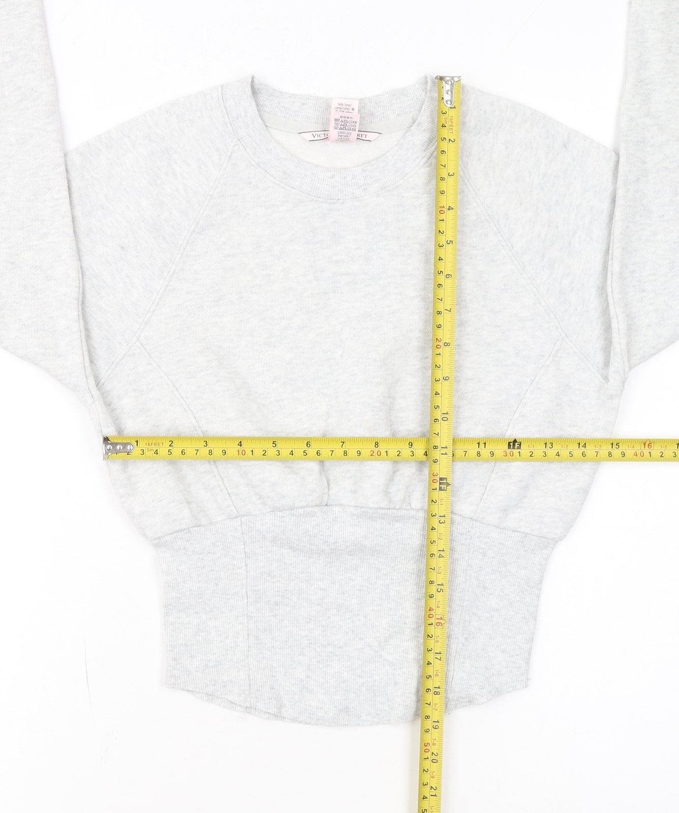 Victoria's Secret Womens Grey XS Pullover Crew Neck Sweatshirt