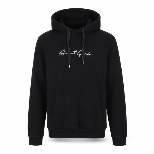 Avant Garde Paris Men's Black Pullover Hoodie M Logo Graphic Sweatshirt