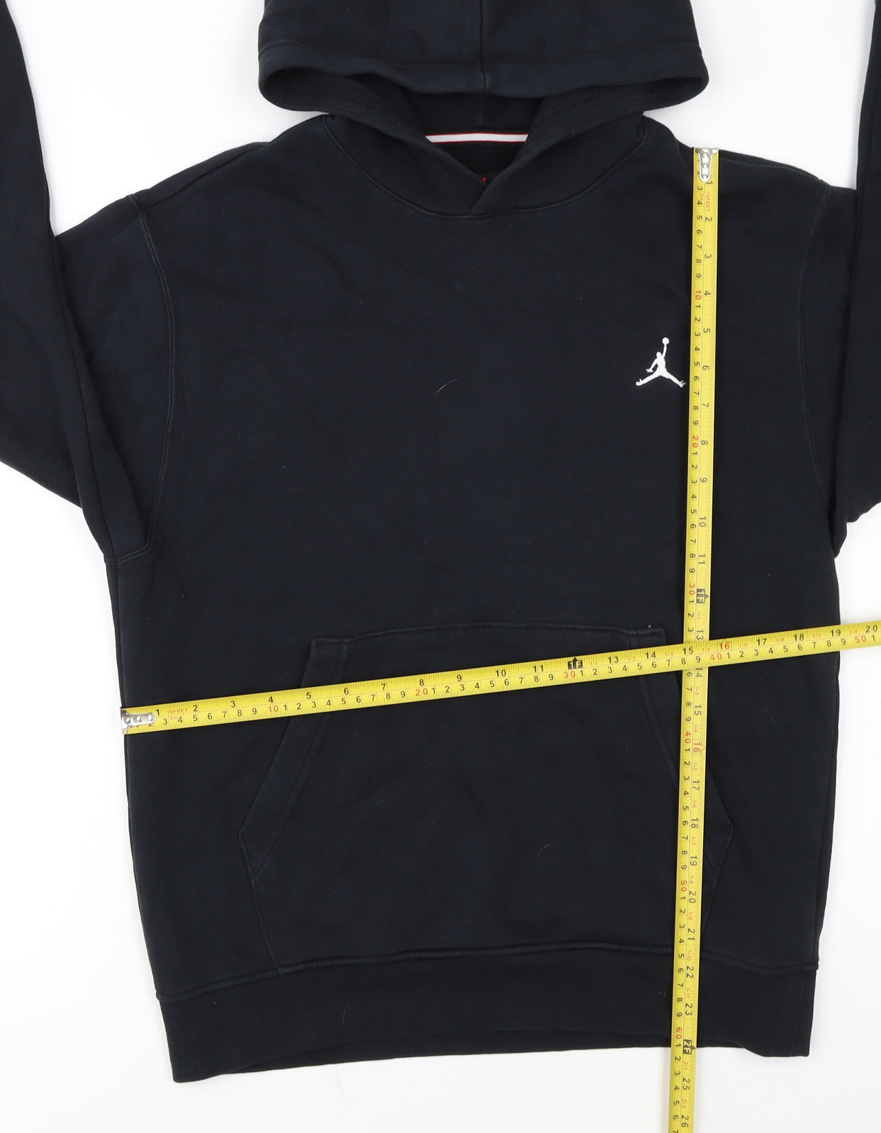 Jordan Men's Black Pullover Hoodie XS Regular Fit Fleece