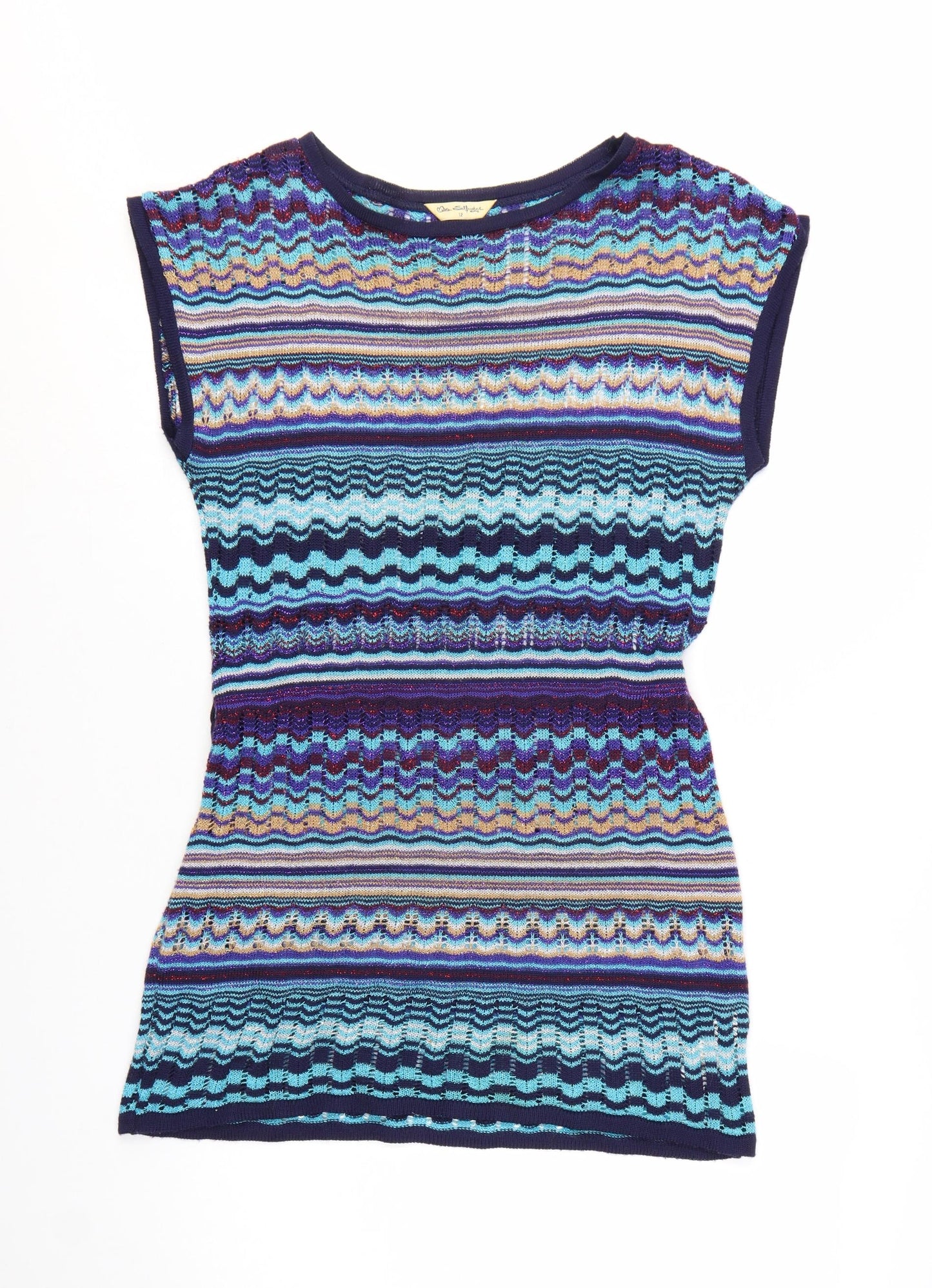 Miss Selfridge Women’s Multicoloured Knit Bodycon Short Dress Size 12