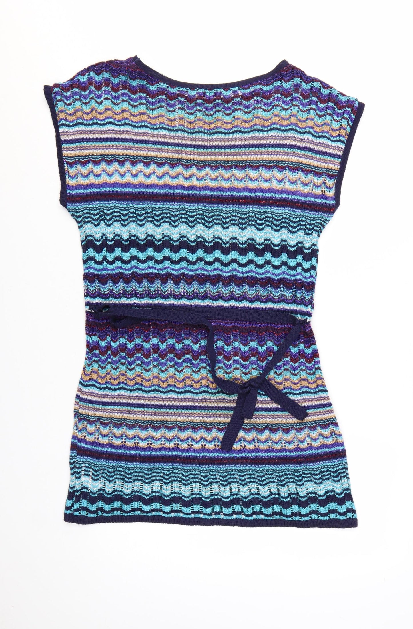 Miss Selfridge Women’s Multicoloured Knit Bodycon Short Dress Size 12