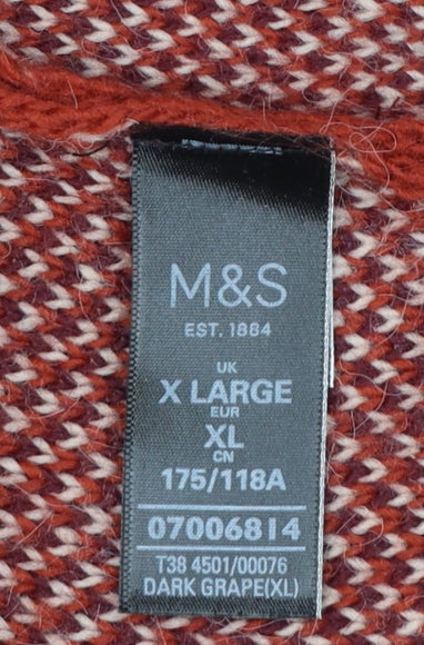 Marks and Spencer Women’s Multicoloured V-Neck Cardigan XL Knit
