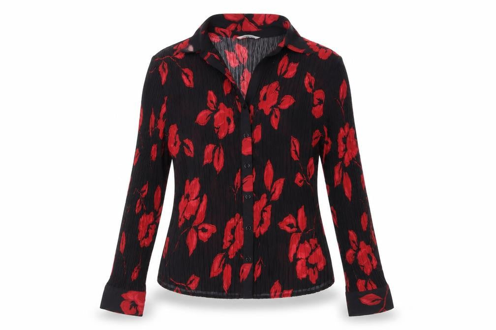 Marks & Spencer Women’s Multicoloured Floral Long Sleeve Blouse Size 14