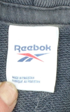 Reebok Men's Black Tie-Dye Pullover Hoodie Size L Sports Style