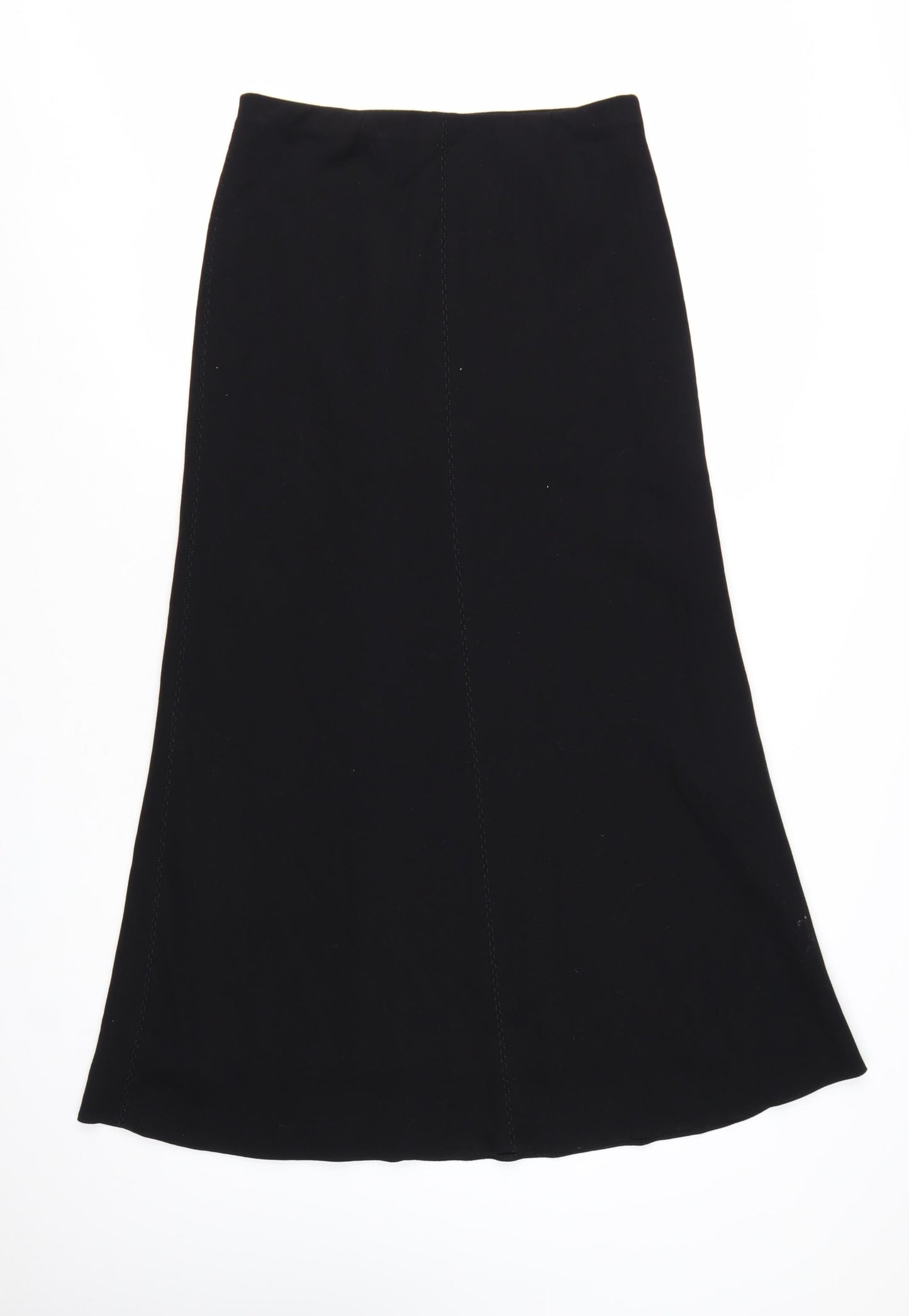 Marks and Spencer Women’s Black Midi A-Line Skirt Size 14