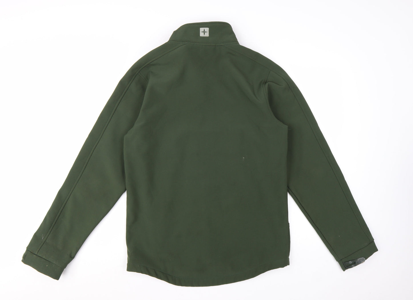 Mountain Warehouse Men's Green Softshell Jacket S Windproof Outdoor
