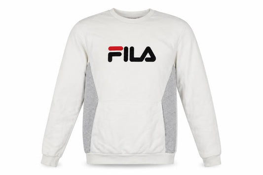 Fila Men's White XS Pullover Sweatshirt Logo Graphic